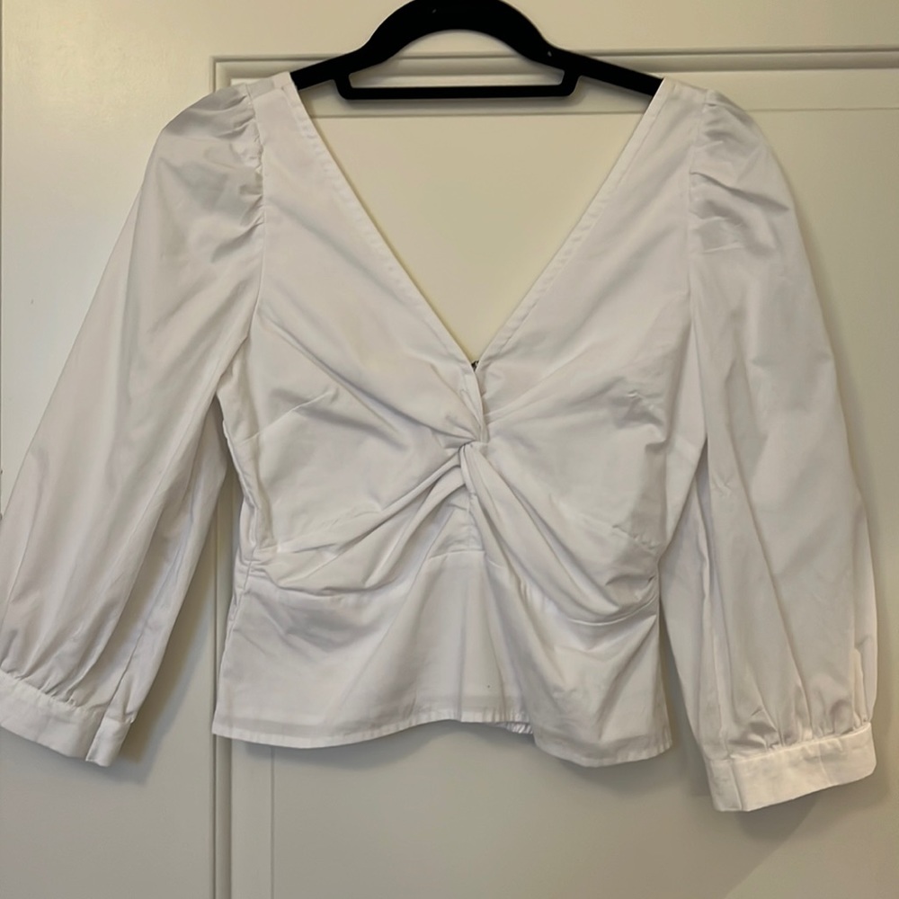 Abercrombie & Fitch white summer blouse